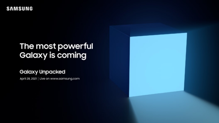 Samsung announced the third Galaxy Unpacked event on April 28th