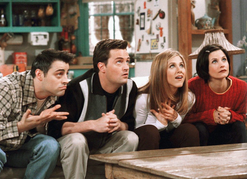 The six "friends" have not been together much in recent years