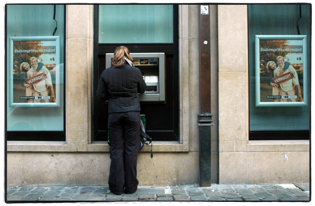 A complaint against the banks' plan to reduce the size of ATMs...