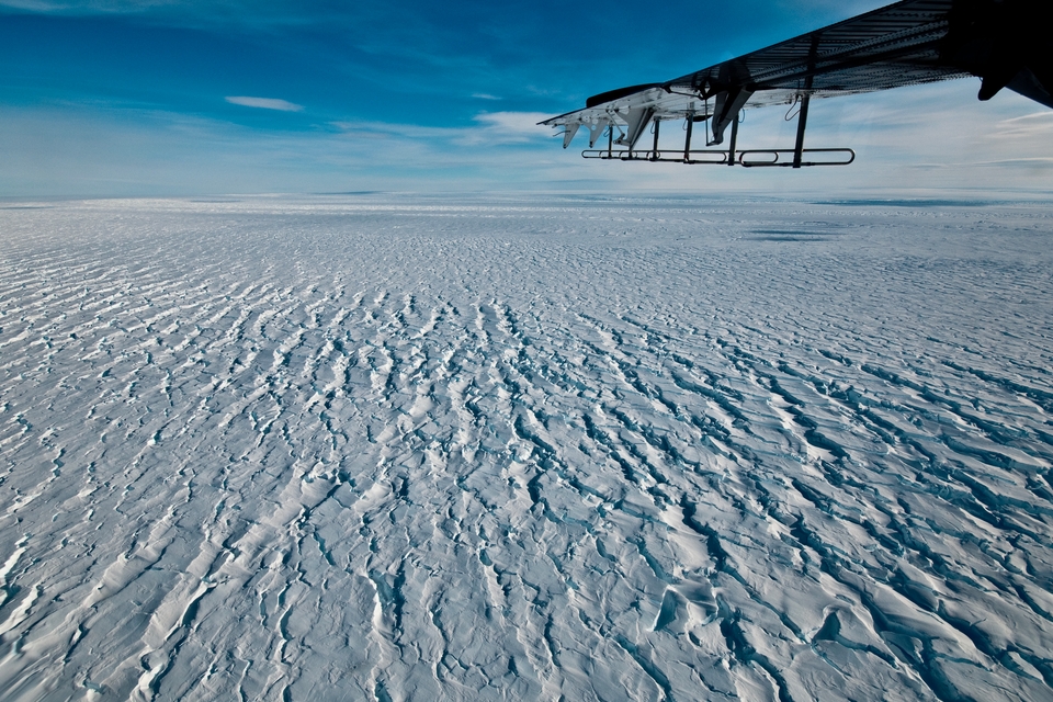 Antarctic ice shelf worries researchers