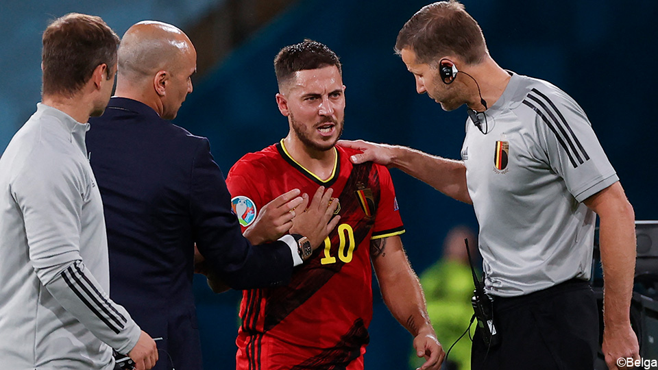 Eden Hazard worried: "I hurt myself, but she's waiting" |  European Football Championship 2020