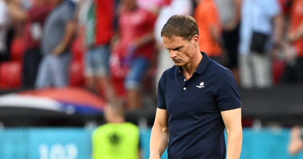 Frank de Boer is no longer national coach of the Netherlands after the failure of the European Championship: "It is not healthy for me" European Football Championship (June 11 - July 11)