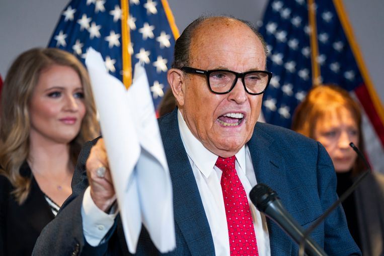 Giuliani was banned from working as a lawyer in New York because of lies about vote rigging