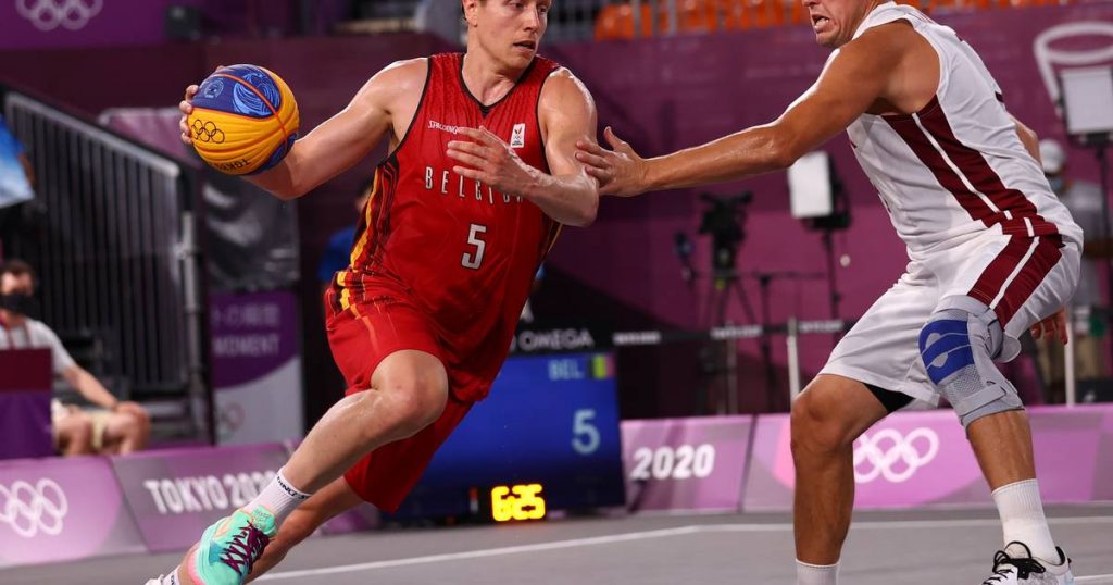 He lives.  Stunt on the spot by Belgium's 3x3 basketball team: Lions narrowly beat first country Latvia |  Olympic Games: Day Two