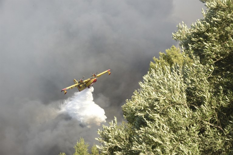 Historically long heat wave: Villages on the Greek peninsula evacuated due to wildfires