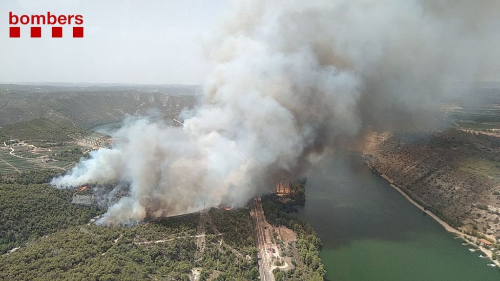 Three wildfires broke out in Spain