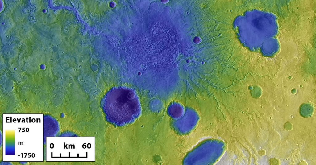 Mars emptying lakes formed - NRC