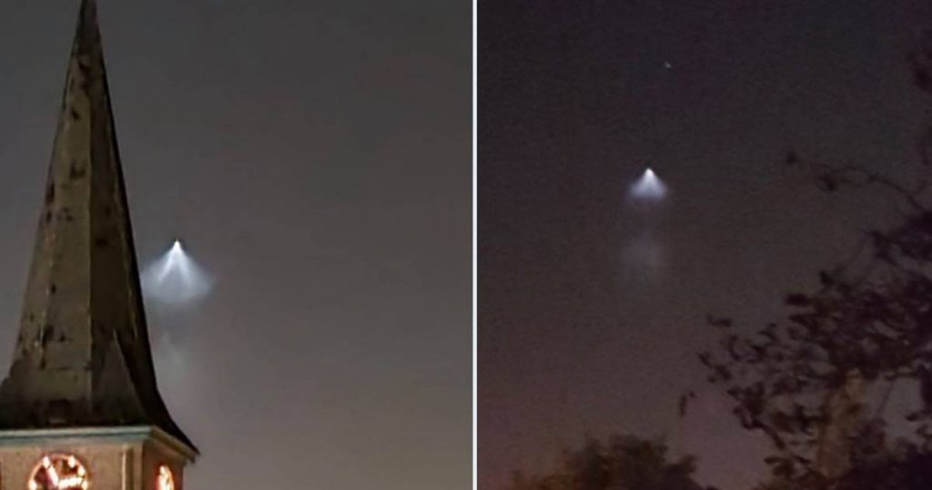 Video images showing a mysterious optical phenomenon over Flanders: “Not a UFO, but a satellite launch” |  internal