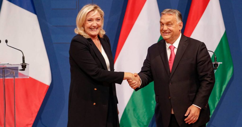 Orban and Le Pen want a new right-wing party group in Europe |  Abroad