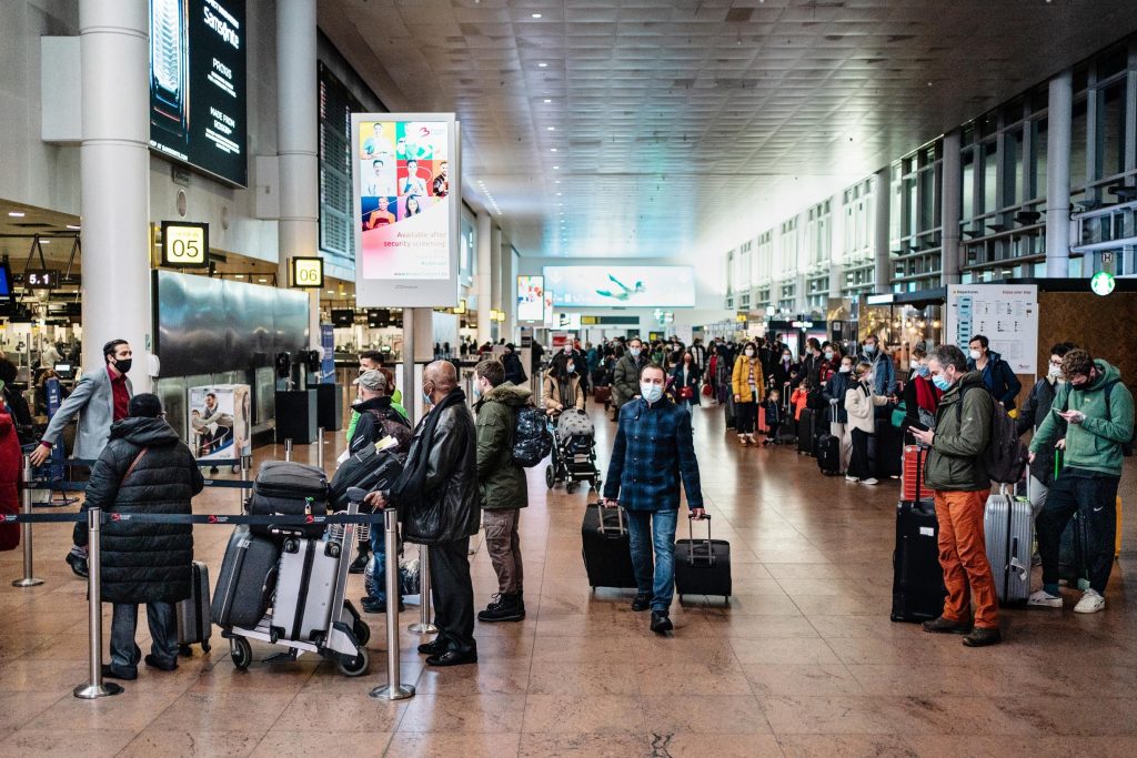 The Federal Police conducts punctuality procedures at Brussels Airport (Zaventem)