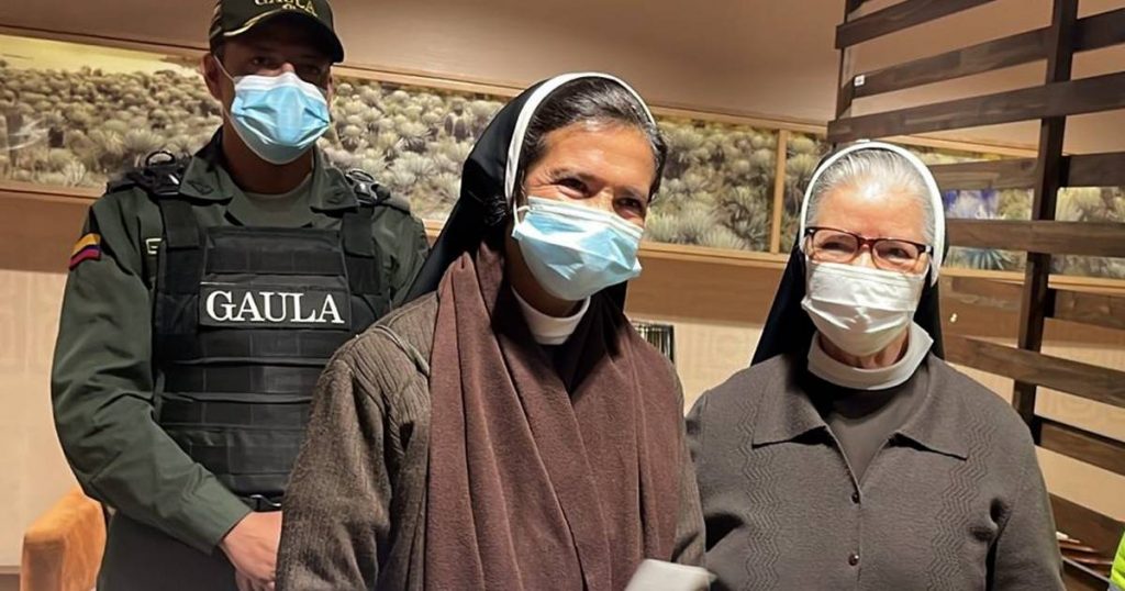 A kidnapped nun, 59, returns to her native Colombia after four years |  Abroad