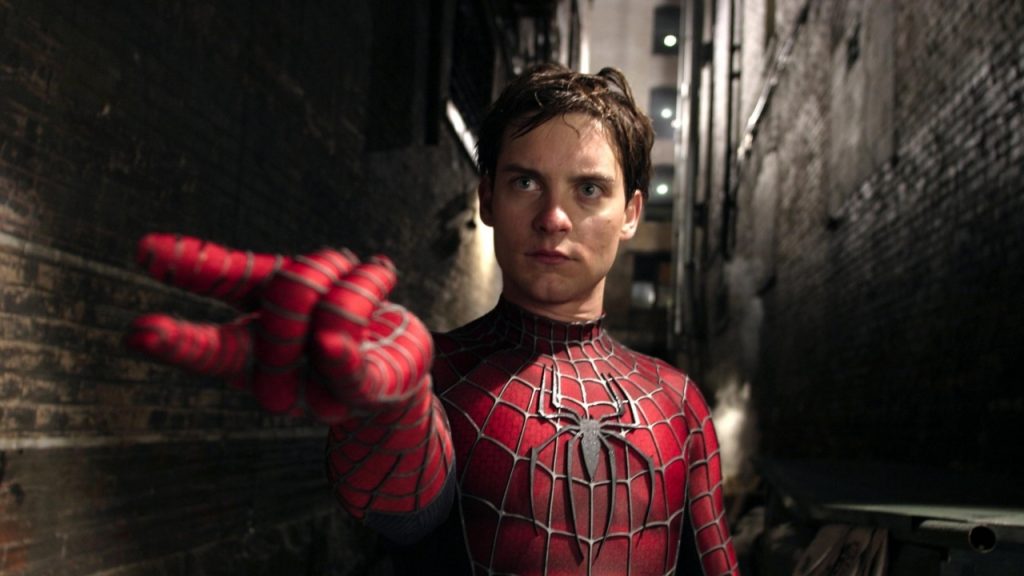 Tobey Maguire, Spidey gespot op flyer "Spider-Man: No Way Home"