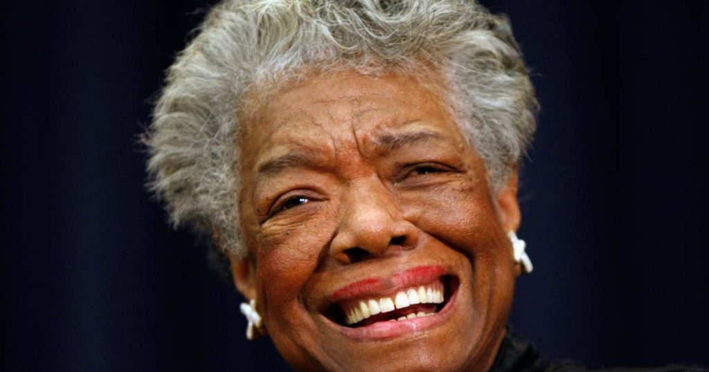 African American poet Maya Angelou talks about American coins |  abroad
