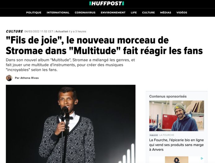 Stromae in the Huffington Post.