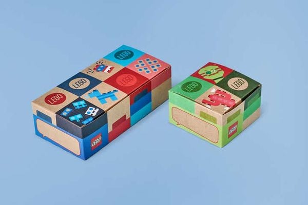 Sustainable packaging from LEGO