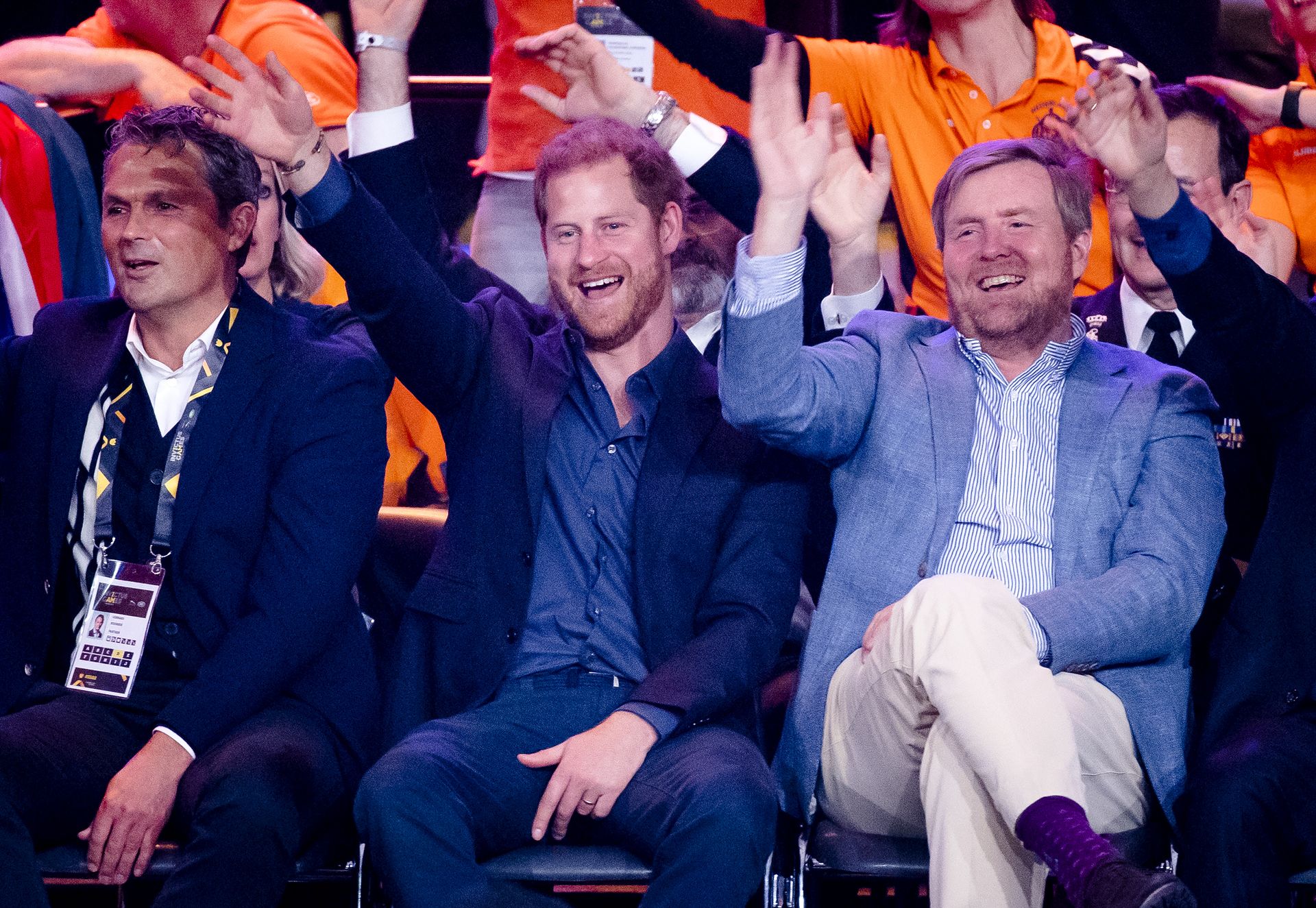Willem-Alexander and Harry fans