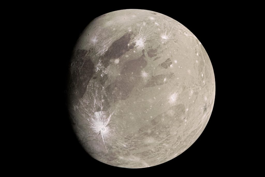 Discover water vapor in the atmosphere of the largest moon in our solar system