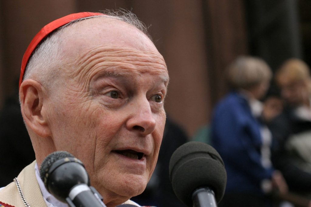 Former US Cardinal McCarrick is on trial for...