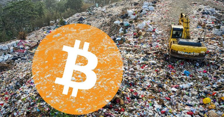 bitcoin hard drive landfill