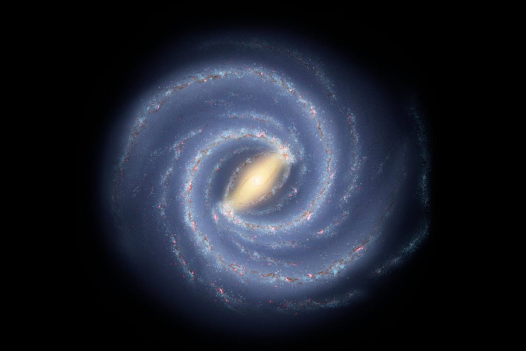 A fracture has been discovered in one of the arms of our galaxy