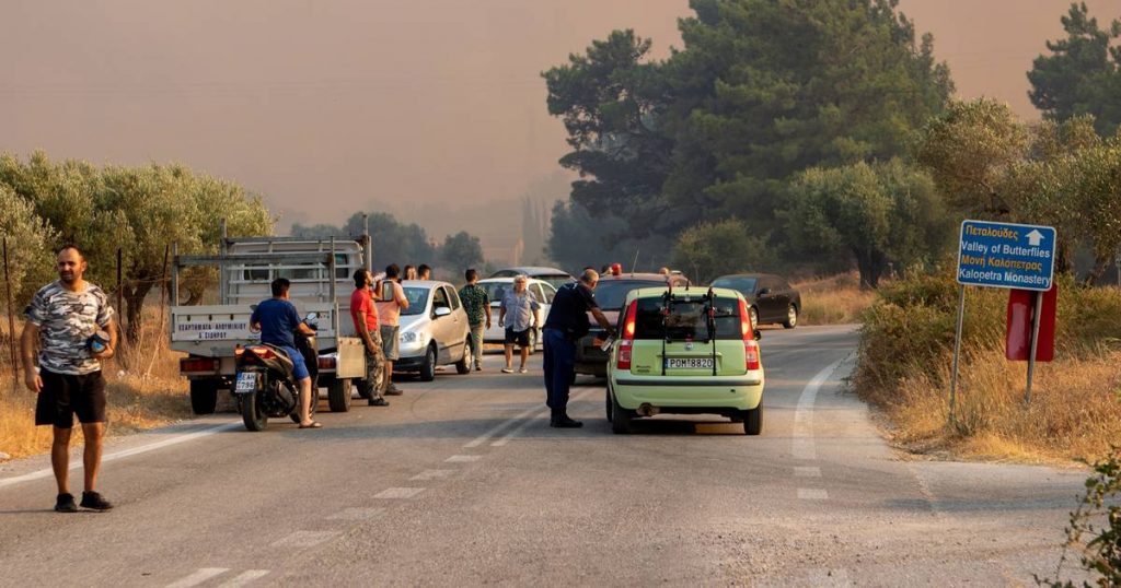 Fires continue: Tourists evacuated from Italy's Pescara and parts of Rhodes without electricity |  Weather News