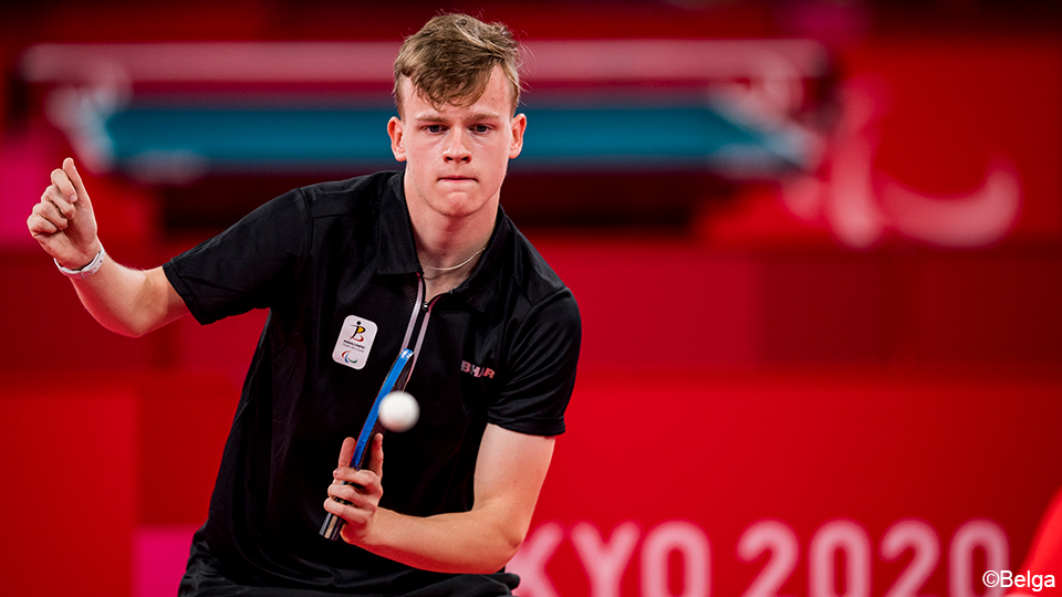 Perfect Report Table tennis player Laurens Devos reaches the quarter-finals |  Games for people with special needs