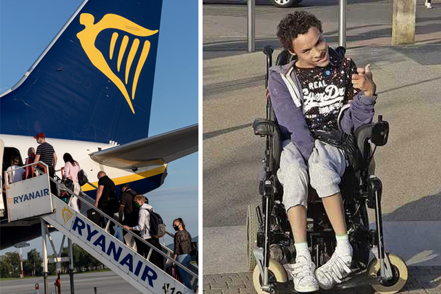 A young man (24) was suddenly expelled from a plane because of his wheelchair...