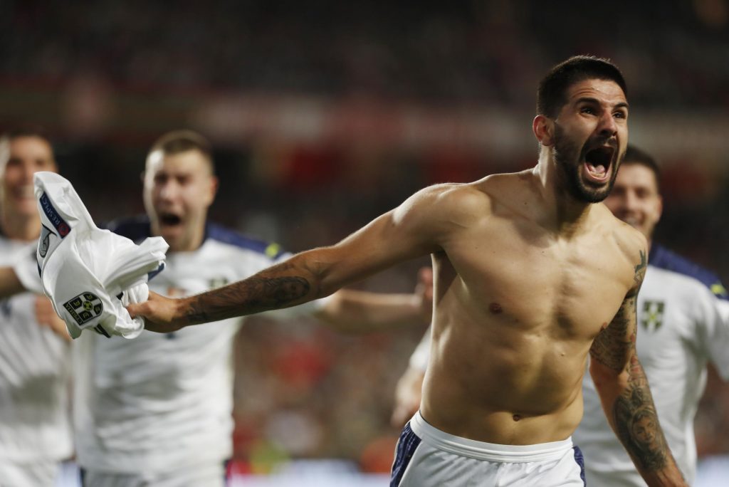 Aleksandar Mitrovic leads Serbia to the World Cup in stoppage time,...