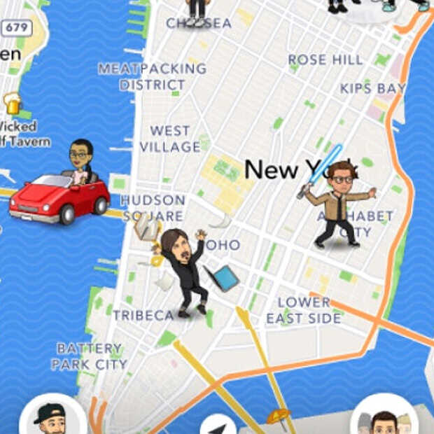 Snapchat comes with Layers: Memories on a World Map