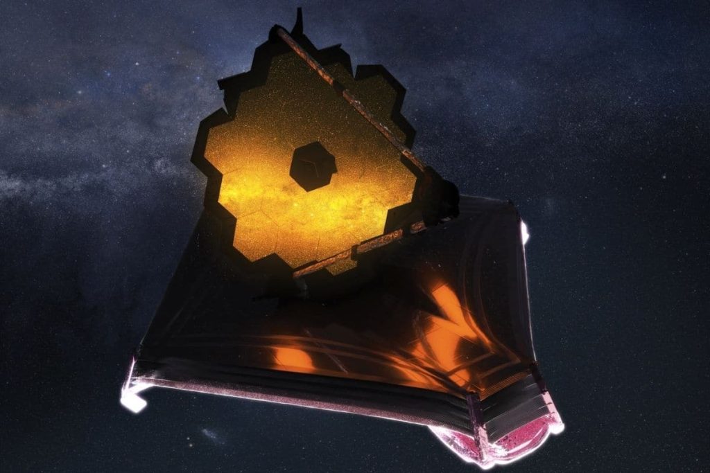 The James Webb Telescope performs a "long neck" in space