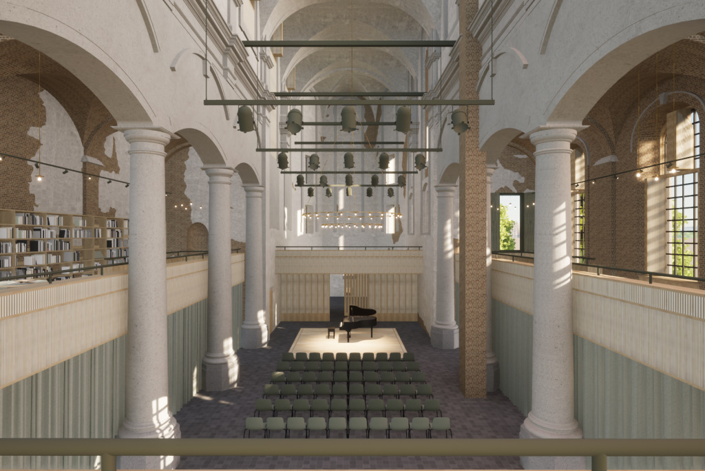 With the addition of a church, Predikheren will grow ever more into a cultural attraction (Mechelen) from 2024