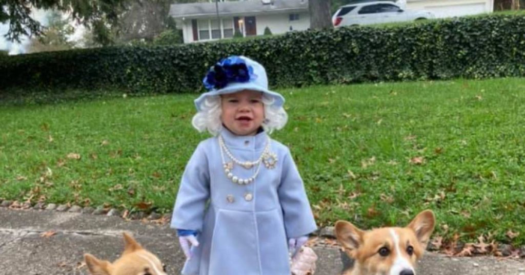 Galen (1) dressed as the British Queen and receives a letter from the Queen as a reward |  Property