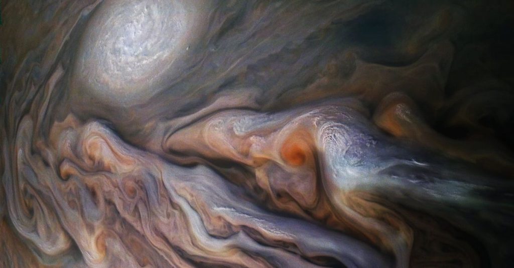 Hurricanes hover like oceans on Jupiter