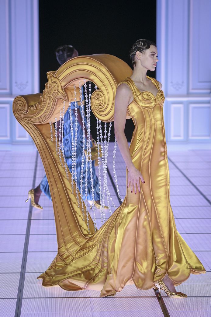 Moschino fashion show during Milan Fashion Week.