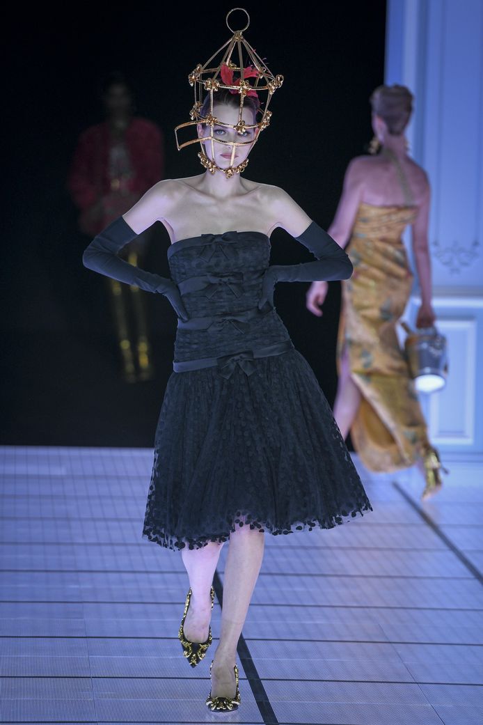 Moschino fashion show during Milan Fashion Week.