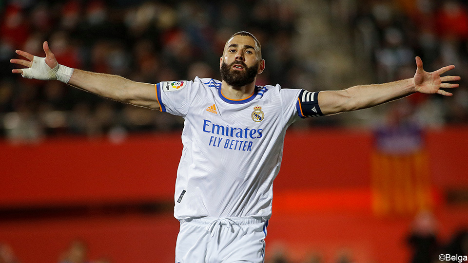 Watch: Real Madrid eat Mallorca after the end of the first half, Benzema is France's best scorer ever |  La Liga Santander 2021/2022