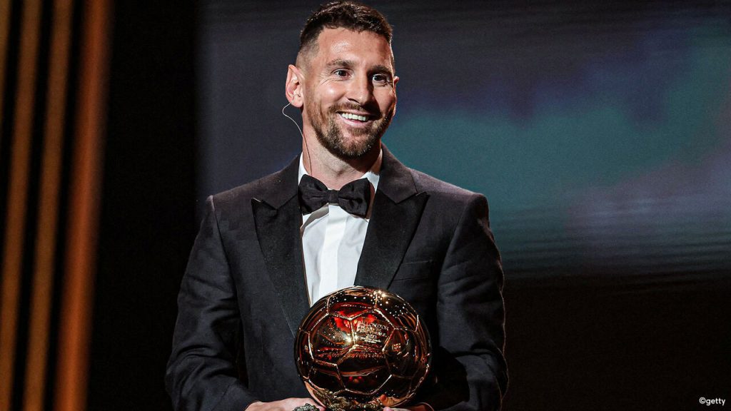 World champion Lionel Messi's eighth (and final?) Ballon d'Or, just a short distance from De Bruyne's podium |  soccer