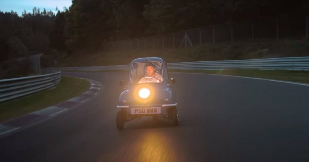 This is the time it takes the world's smallest car to complete a lap of the Nordschleife circuit  car