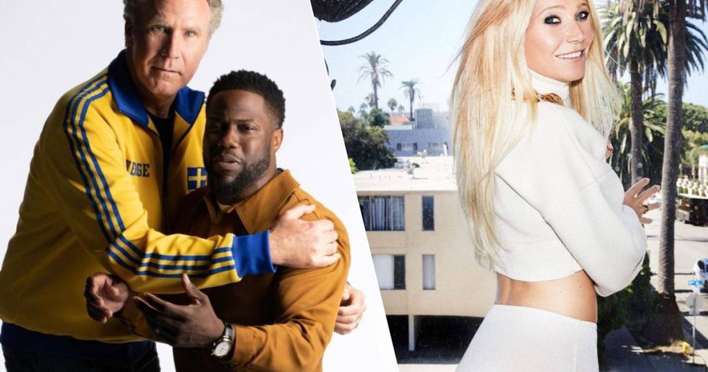Celebrities 24/7.  Kevin Hart praises Will Ferrell and Gwyneth Paltrow shine in 51 |  celebrities