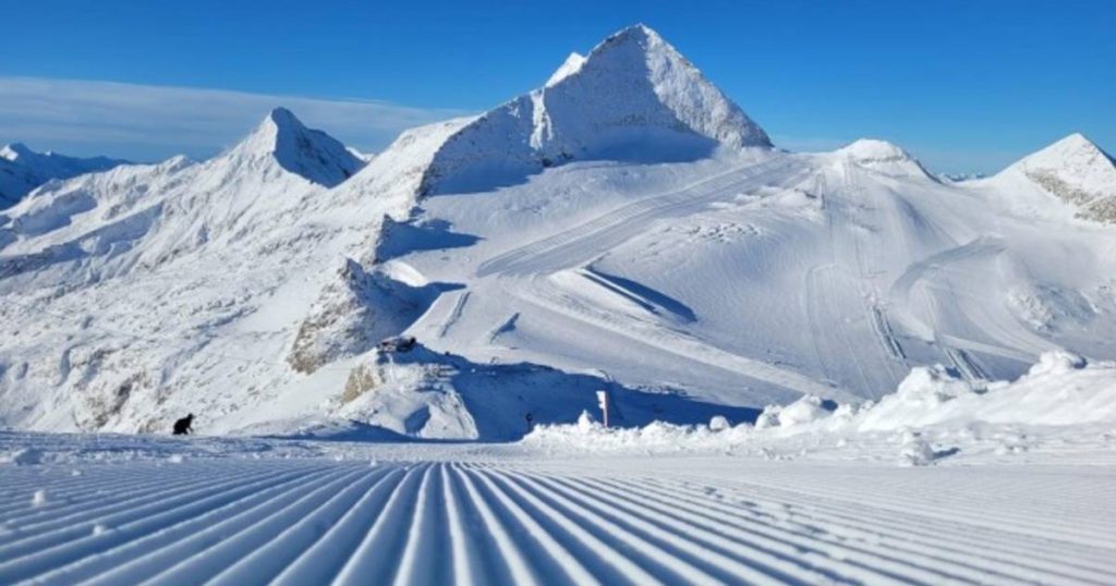 Good news for winter sports enthusiasts: Heavy snowfall in the Alps due to Storm Ciaran |  Instagram VTM News