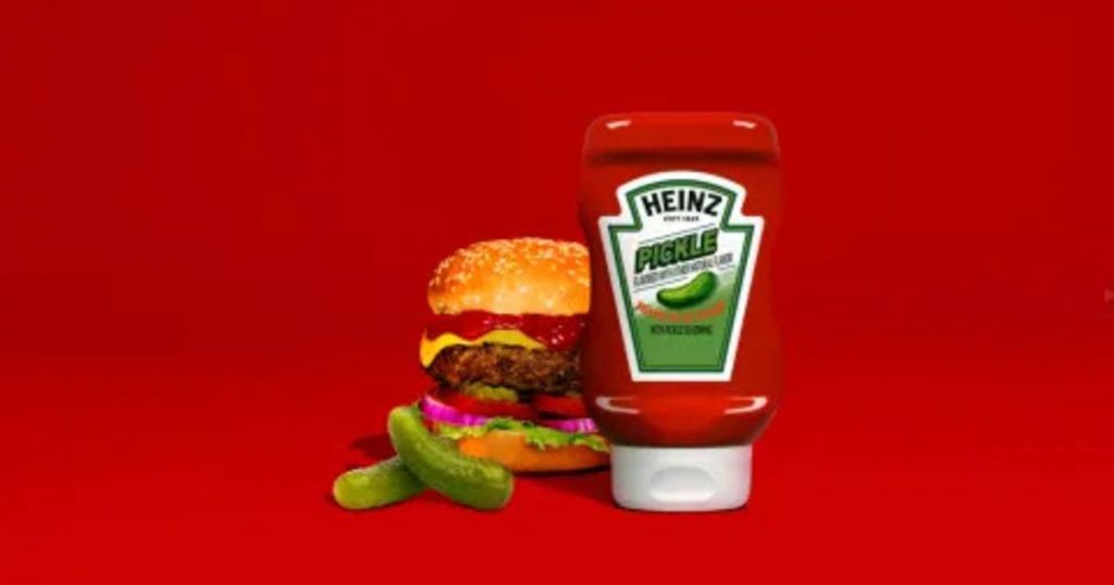 Heinz launches a new pickle-flavored ketchup  To eat