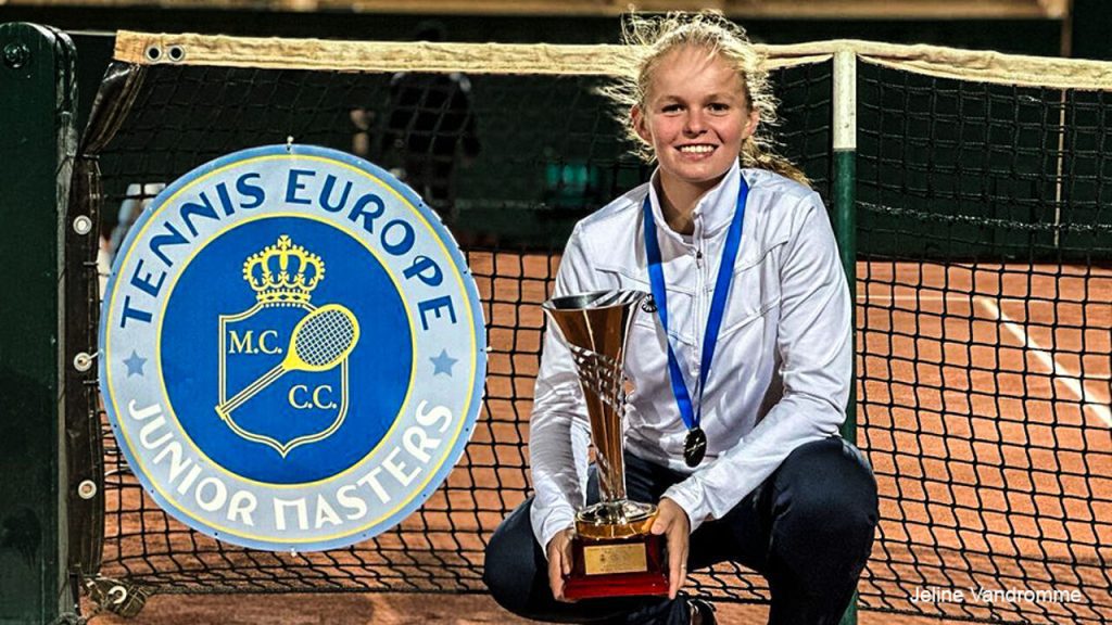 In the footsteps of Kim Clijsters: Jaylene Vandrum (15 years old) wins the prestigious Masters tournament in Monte Carlo |  Tennis