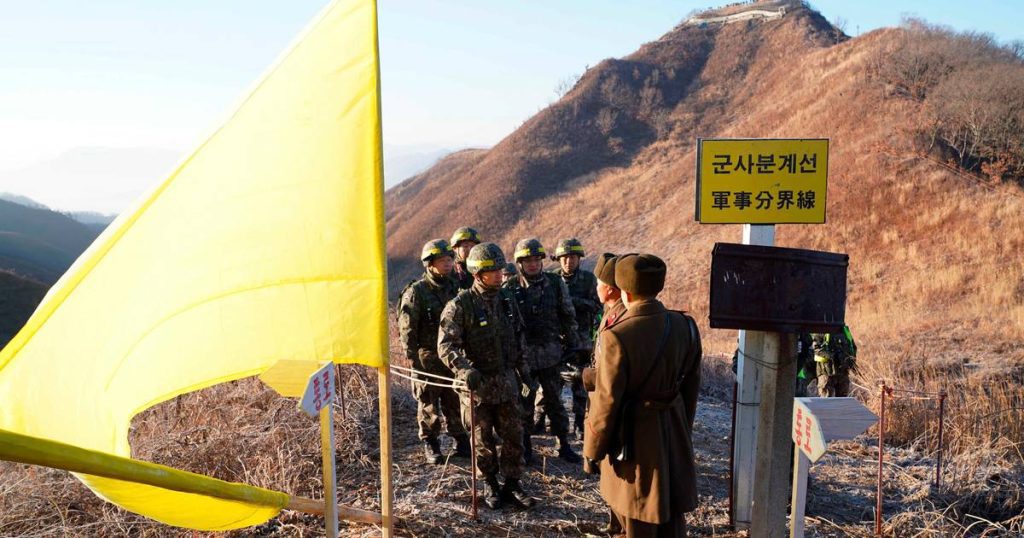 North Korea sends troops to the border with South Korea  outside