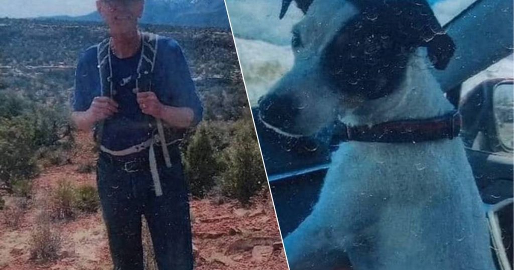 The body of the missing hiker (71 years old) was found after more than two months, and the Jack Russell was watching him the whole time  Instagram HLN