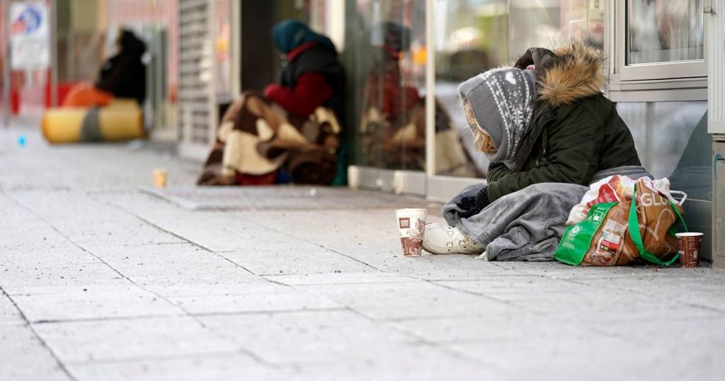 The number of homeless people in Germany has almost doubled in one year  outside