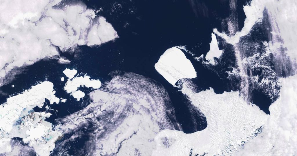 look.  It has been stationary for nearly 40 years, but now the world's largest iceberg is on the move again |  Science and the planet