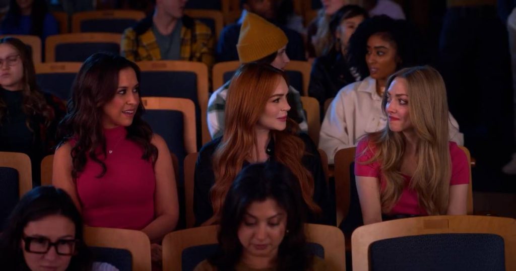 look.  'Mean Girls' cast reunites for commercial: 'We still wear pink on Wednesdays' |  film