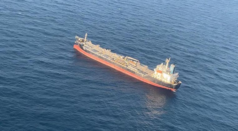 A Japanese chemical tanker collided off the coast of India with a drone "launched from Iran"