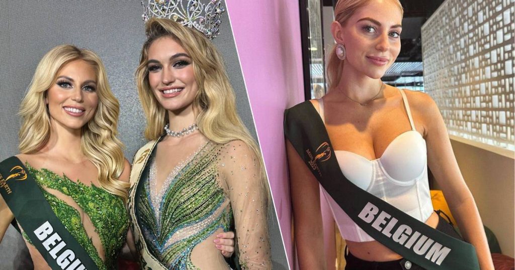 The Belgian beauty ranks thirteenth in the Miss Environment and Climate contest |  Showbiz