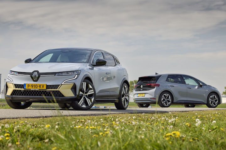 Volkswagen ID3 and Renault Megane E-Tech Electric